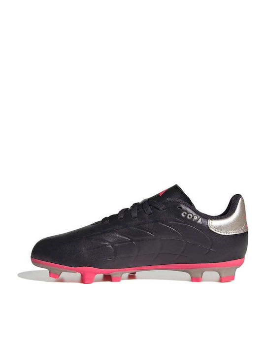 Copa Pure 2 Club Kids Molded Soccer Shoes Aurora Black / Platinum Metallic / Turbo