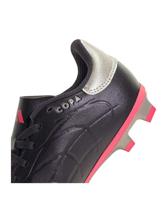 Copa Pure 2 Club Kids Molded Soccer Shoes Aurora Black / Platinum Metallic / Turbo