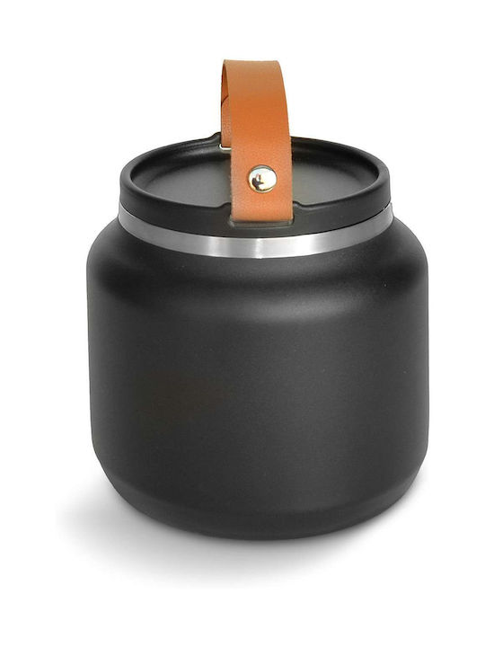Iris Barcelona Cutie pentru Mâncare Termos Inox Negru 700ml 1buc