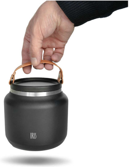 Iris Barcelona Inox Thermo Lunch Box Black 700ml
