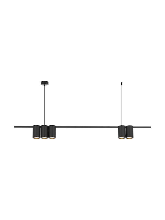 Eko Light Hängelampe Schwarz Schiene 100cm.