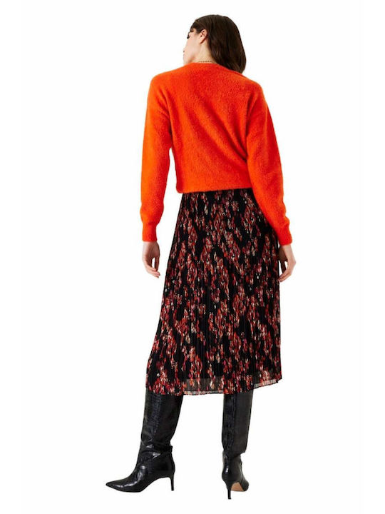 Garcia Long Women's Knitted Cardigan Orange