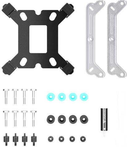 Gamdias BOREAS E2 410 CPU Cooling Fan for AM4/AM5/1200/115x/1700 Socket White