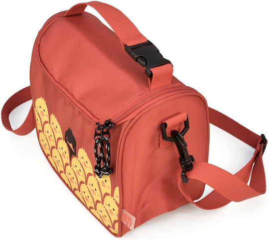 Isolierte Lebensmittel-Transporttasche 3,5L Rotes Freunde-Design