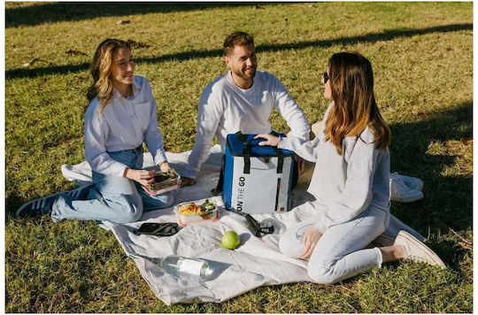 Insulated Food Transport Bag 30L Blue Cooler Bag On Go