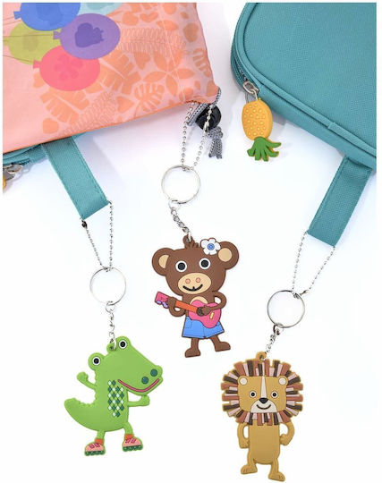 Insulated Lunch Bag 5L Kids Blue Funny Jungle Snack Rico