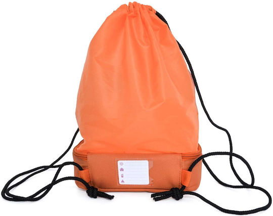 Insulated Lunch Bag with 5L Compartment for Kids Orange Funny Jungle Snack Rico