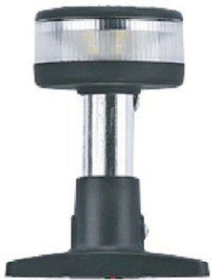 Eval Boat Light with Mast Visible LED Light with Plastic Black Base Height 10cm 04471-B