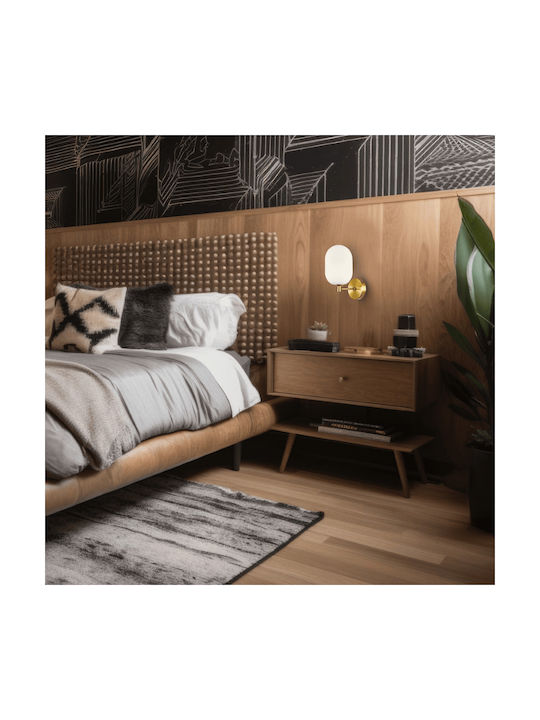 Eko Light Modern Lamp Wall with Socket E14 Gold