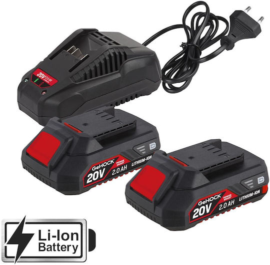 GeHock CAFDSD2002 Κατσαβίδι Γυψοσανίδας Μπαταρίας Brushless 20V 2x2Ah