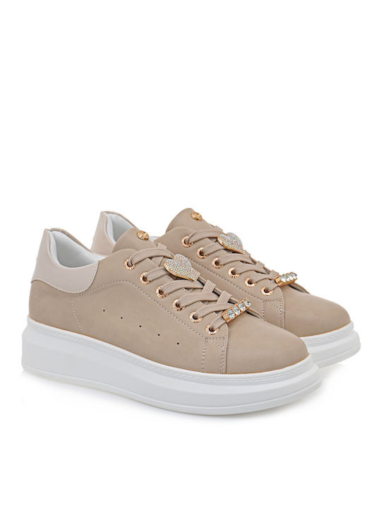 Seven Damen Sneakers Beige