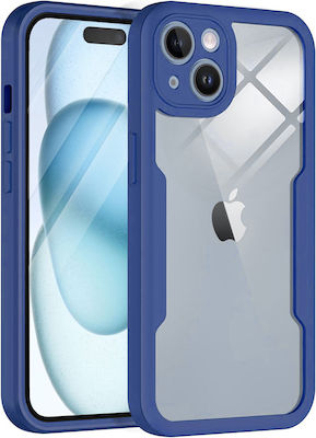 Techsuit 360 Full Cover Set with Glass Blue (iPhone 15)