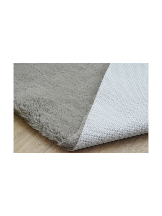 Newplan Puffy Fc25 Rutschfest Teppich Rechteckig Synthetisch,Polyester/Cotton/Leather Taupe