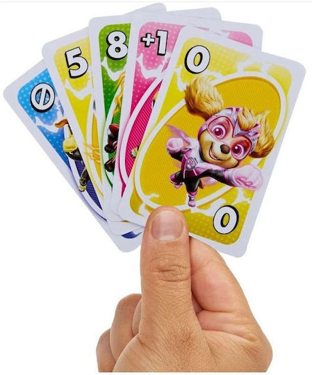Επιτραπέζιο Παιχνίδι Paw Patrol: The Mighty Movie Card Game Uno Junior για 2-4 Παίκτες 3+ Ετών Mattel