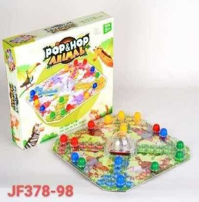 Board Game Pop & Hop - Animals for 2-5 Players 3+ Years Old (EN)