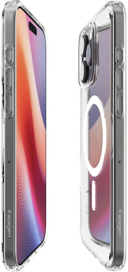 Spigen Ultra Hybrid MagFit Back Cover Plastic / Silicone 1.2mm White (iPhone 16 Pro)