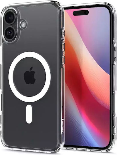 Spigen Ultra Hybrid MagFit Back Cover Plastic 1.2mm White (iPhone 16)