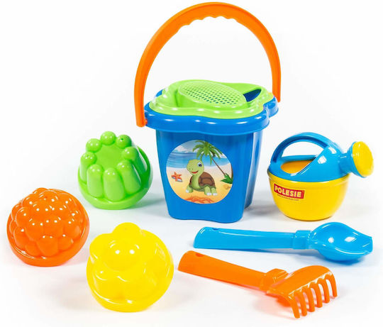 Polesie 4481 Flower Medium Bucket Set 8 Pcs Set No 157