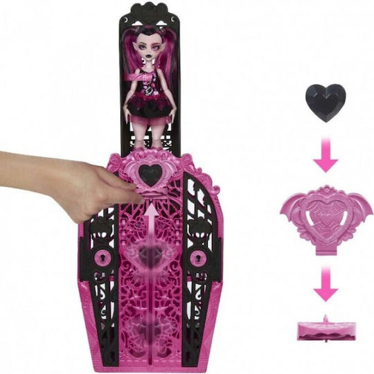 Mattel Skulltimate Secrets Monster Mysteries - Draculaura Κούκλα για 4+ Ετών