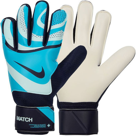 Nike Match Γάντια Τερματοφύλακα Ενηλίκων Μπλε