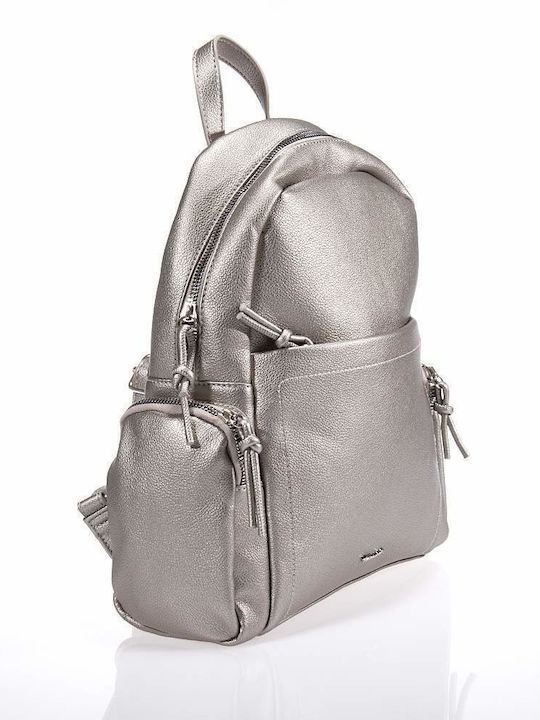 Tamaris Damen Tasche Rucksack Silber