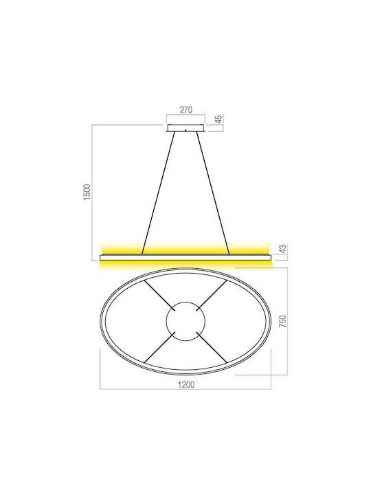 Redo Group Nobu Pendant Light LED White