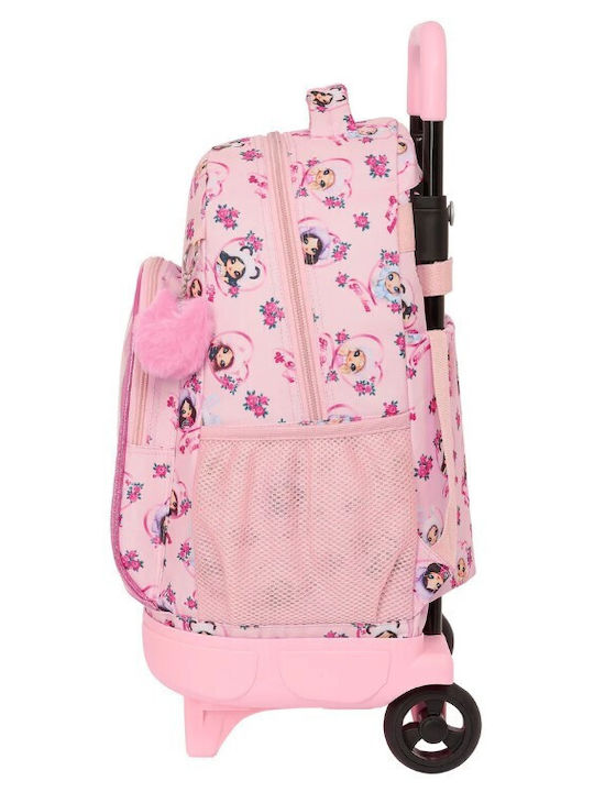 Safta 612364918 Na!na!na Surprise Fabulous Wheeled School Bag Fabric Pink