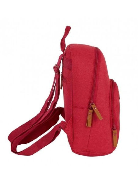 Safta 642038846 Fabric Backpack Red