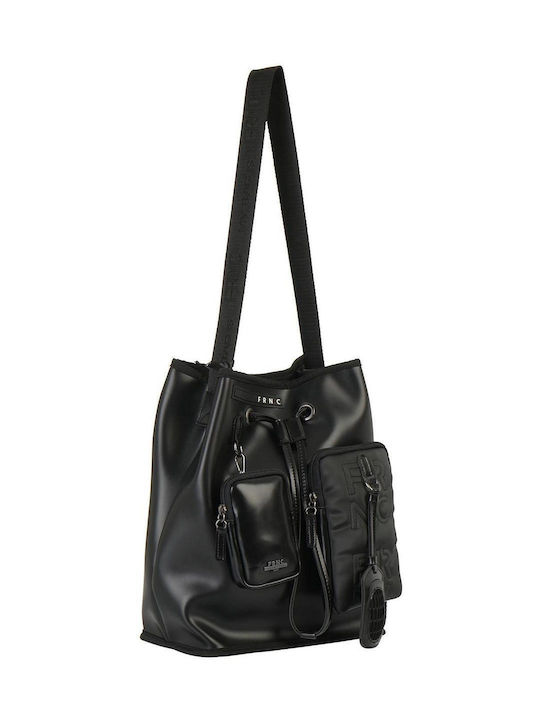 FRNC Damen Tasche Schulter Schwarz