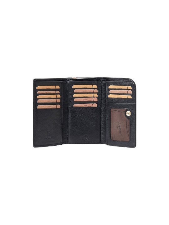 Lavor Leather Women's Wallet with RFID Black