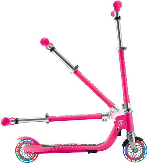 Globber Kids Foldable Flow 2-Wheel Scooter for 3+ Years Fuchsia