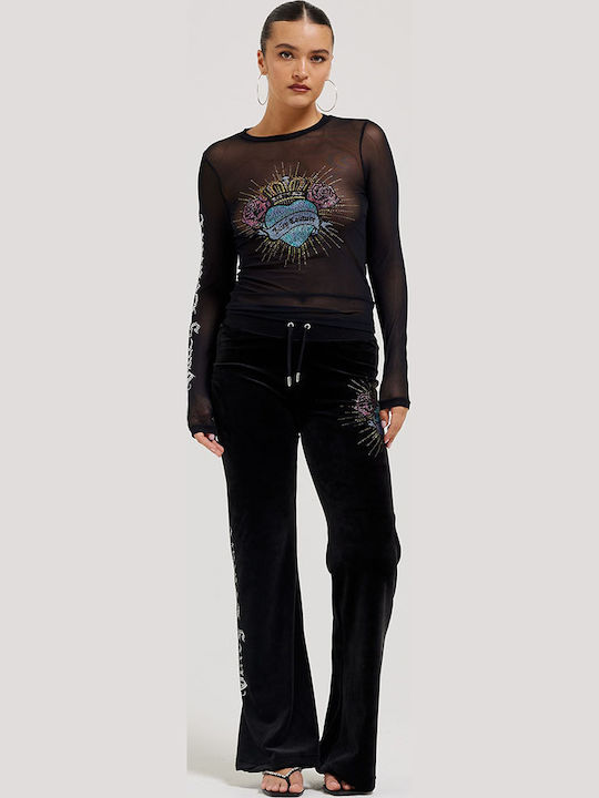 Women's Blouse Long Sleeve Black