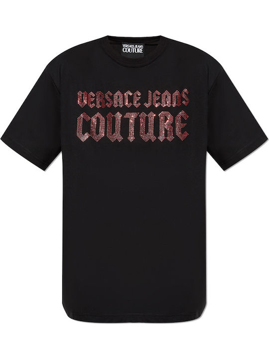 T-shirt Μαυρο-ροζ