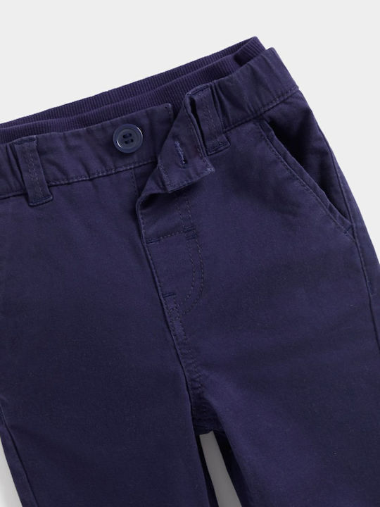 Pantaloni din Material Textil pentru Copii Albastru închis