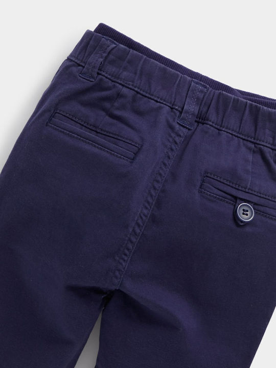 Pantaloni din Material Textil pentru Copii Albastru închis