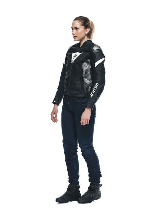 Dainese Avro 5 Дамско Мотоциклетно яке Кожено Черен