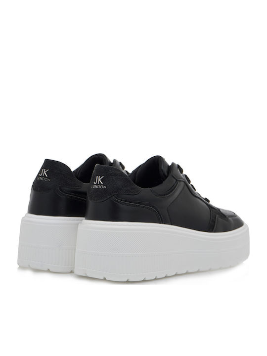 Γυναικεία Flatforms Sneakers Μαύρο Φίδι