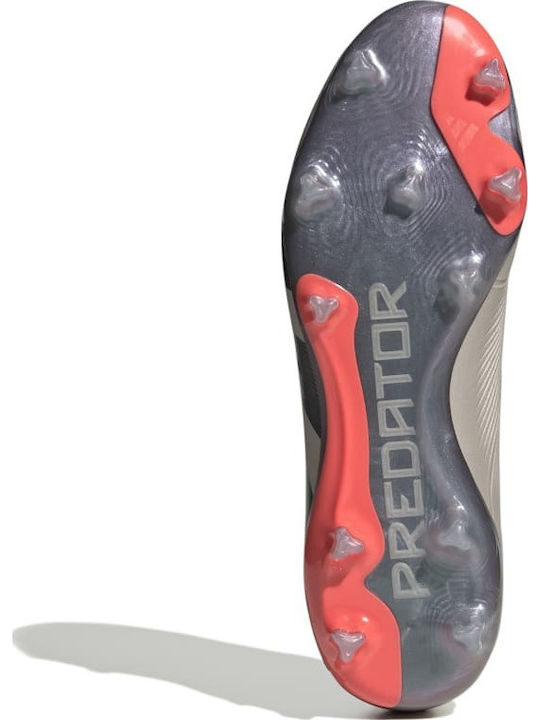 adidas Predator Pro Ποδοσφαιρικά Παπούτσια με Τάπες FG Ασημί