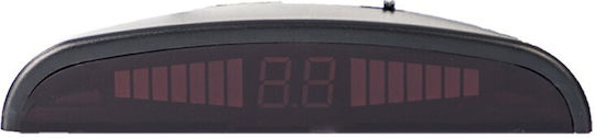 M-Tech Car Parking System Back with Screen and 8 Sensors 21.5mm in Silver Color