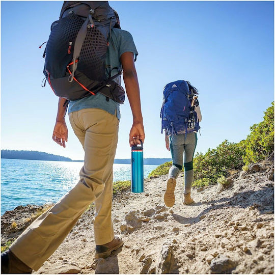 Hydro Flask Lightweight Wide Flex Cap Bottle Thermos Stainless Steel BPA Free 710ml Serpentine