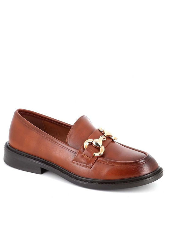 B-Soft Γυναικεία Loafers σε Καφέ Χρώμα