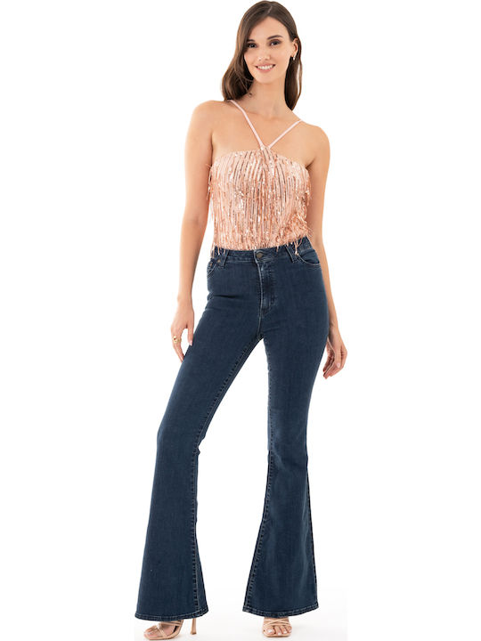 Strapless Bodysuit Pink
