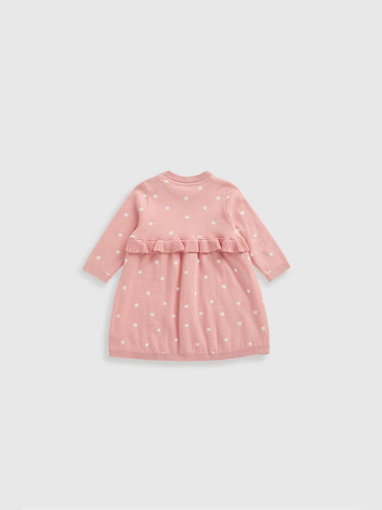 Mothercare Set Rochie pentru Copii cu Colanți Polka Dot Roz