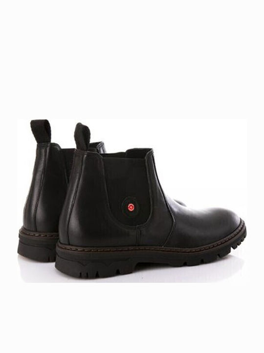 Leather Chelsea Men's Boots Black