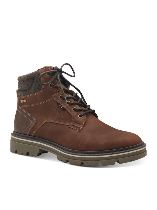 Leather Tabac Brown Men's Boots Anatomical