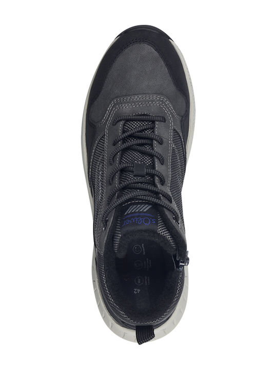 Black Men's Boots Anatomical
