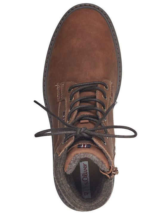 Leather Tabac Brown Men's Boots Anatomical
