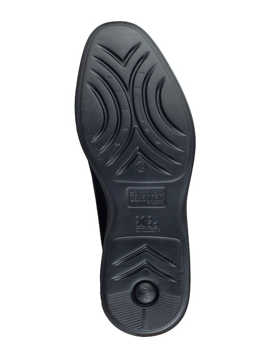 Leder Herren Freizeitschuhe Schwarz