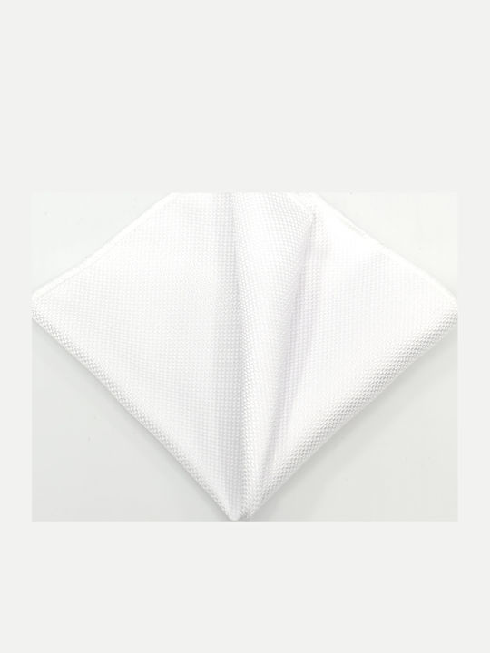 Legend Accessories Σετ Ανδρικής Γραβάτας Μονόχρωμη σε Λευκό Χρώμα