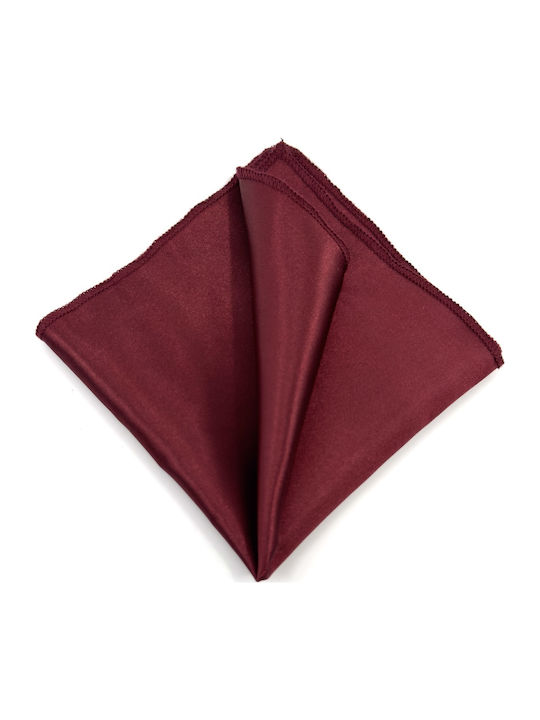 Legend Accessories Σετ Ανδρικής Γραβάτας Μονόχρωμη σε Μπορντό Χρώμα